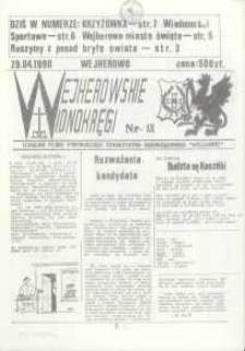 Wejherowskie Widnokręgi Lokalne Pismo Pomorskiego Towarzystwa Samorządowego "Solidarni", 1990, kwiecień, Nr 18