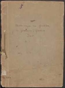 Mitteilungen zur Geschichte des (pommerschen) Geschlecht Thilo, Nr. 1