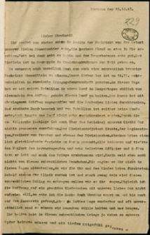 [Korespondencja z frontu II wojny światowej, s. 1]