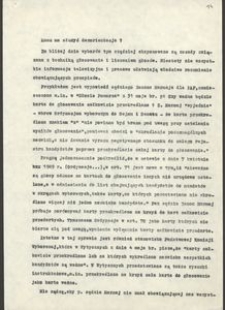 Komu ma służyć dezorientacja? [pismo]