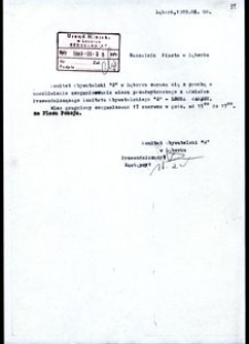 [Pismo do Naczelnika Miasta w Lęborku]