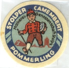 Stolper Camembert Pommerling Molkerei Genossenschaft Stolp