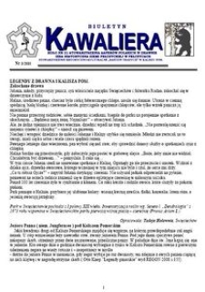 Kawaliera : biuletyn Koła nr 21, 2010, nr 3