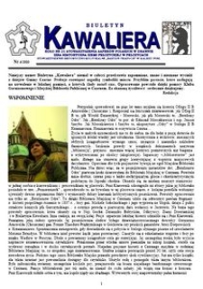 Kawaliera : biuletyn Koła nr 21, 2010, nr 4