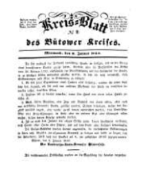 Kreisblatt des Bütower Kreises 1850 nr 2