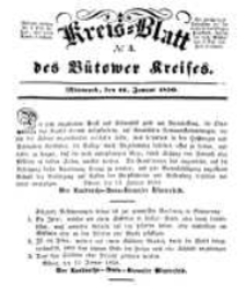 Kreisblatt des Bütower Kreises 1850 nr 3