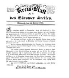 Kreisblatt des B&uuml;tower Kreises 1850 nr 5