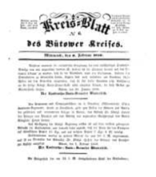 Kreisblatt des Bütower Kreises 1850 nr 6