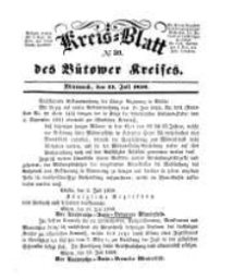 Kreisblatt des B&uuml;tower Kreises 1850 nr 30
