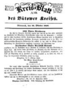 Kreisblatt des Bütower Kreises 1850 nr 43