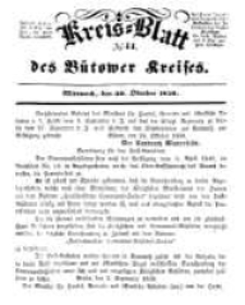 Kreisblatt des B&uuml;tower Kreises 1850 nr 44
