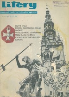 Litery : magazyn społeczno-kulturalny Wybrzeża, 1963, nr 9