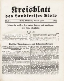Kreisblatt des Landkreises Stolp nr 24