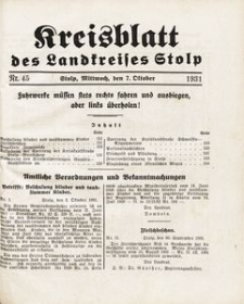 Kreisblatt des Landkreises Stolp nr 45