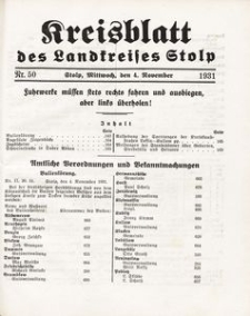 Kreisblatt des Landkreises Stolp nr 50