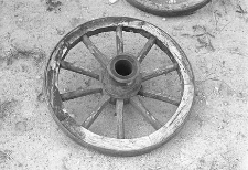 Koło bose od wozu - Kiełpino [2]