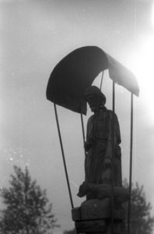 Figura na słupie (św. Roch) - Kalisz Kaszubski