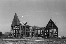 Stodoła konstrukcji szkieletowej z 1749 roku - Wdzydze KPE