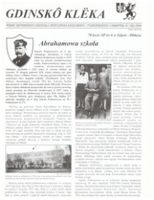 Gdinsk&ocirc; Kl&euml;ka : biuletyn Gdyńskiego Oddziału Zrzeszenia Kaszubsko-Pomorskiego Kwartał IV Nr (32) 2004