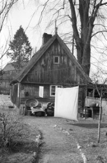 Chałupa zrębowa w zagrodzie J.Lipińskiego - Borsk