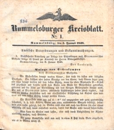 Rummelsburger Kreisblatt 1848