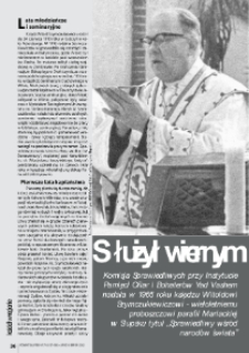 He served the faithful