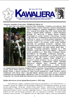 Kawaliera : biuletyn Koła nr 21, 2013, nr 2