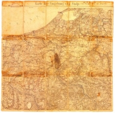 Karte der Umgebung von Stolp. [Mapa okolic Słupska]