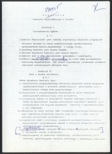 Statut Komitetu Obywatelskiego w Słupsku