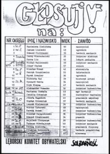 Głosuj! na: [ulotka]