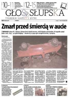 Głos Słupska : tygodnik Słupska i Ustki, 2010, kwiecień, nr 83