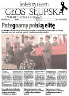 Głos Słupska : tygodnik Słupska i Ustki, 2010, kwiecień, nr 89