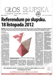 Głos Słupska : tygodnik Słupska i Ustki, 2012, listopad, nr 268