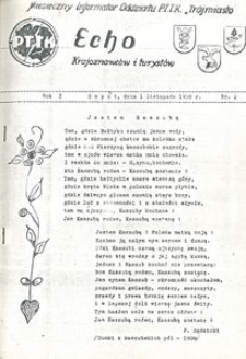 Echo Krajoznawc&oacute;w i Turyst&oacute;w, 1958, nr 2