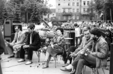 Solidarność 1989 wybory parlamentarne [wiec przedwyborczy przed słupskim ratuszem 6]