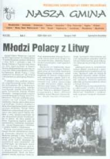 Nasza Gmina. Miesięcznik Samorządowy Gminy Wejherowo, 1997, sierpień, Nr 8 (18)