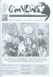 GimNEWS. Miesięcznik Samorządowego Gimnazjum im. Jana Pawła II w Bolszewie, 2011, maj