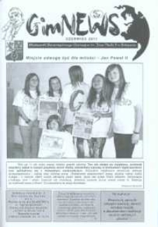 GimNEWS. Miesięcznik Samorządowego Gimnazjum im. Jana Pawła II w Bolszewie, 2011, czerwiec