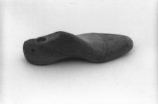 Kopyto szewskie z podbiciem, drewniane, do prawego buta