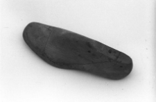 Kopyto szewskie z podbiciem, drewniane, do prawego buta