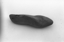 Kopyto szewskie z podbiciem, drewniane, do prawego buta