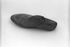 Kopyto szewskie z podbiciem, drewniane, do lewego buta