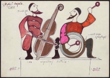 Projekty scenografii do bajki Diabeł Boruta