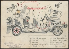 Projekty rekwizyt&oacute;w do bajki Porwanie Baltazara Gąbki