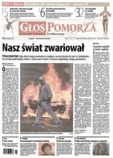 Głos Pomorza, 2011, sierpień, nr 185