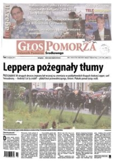 Głos Pomorza, 2011, sierpień, nr 187