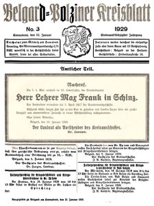 Belgard-Polziner Kreisblatt, 1929, Nr 3