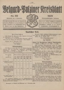 Belgard-Polziner Kreisblatt, 1929, Nr 69