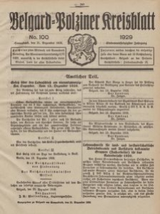 Belgard-Polziner Kreisblatt, 1929, Nr 100