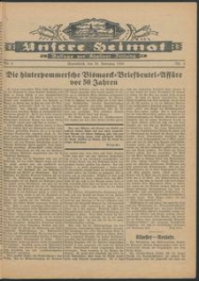 Unsere Heimat. Beilage zur K&ouml;sliner Zeitung Nr. 2/1934